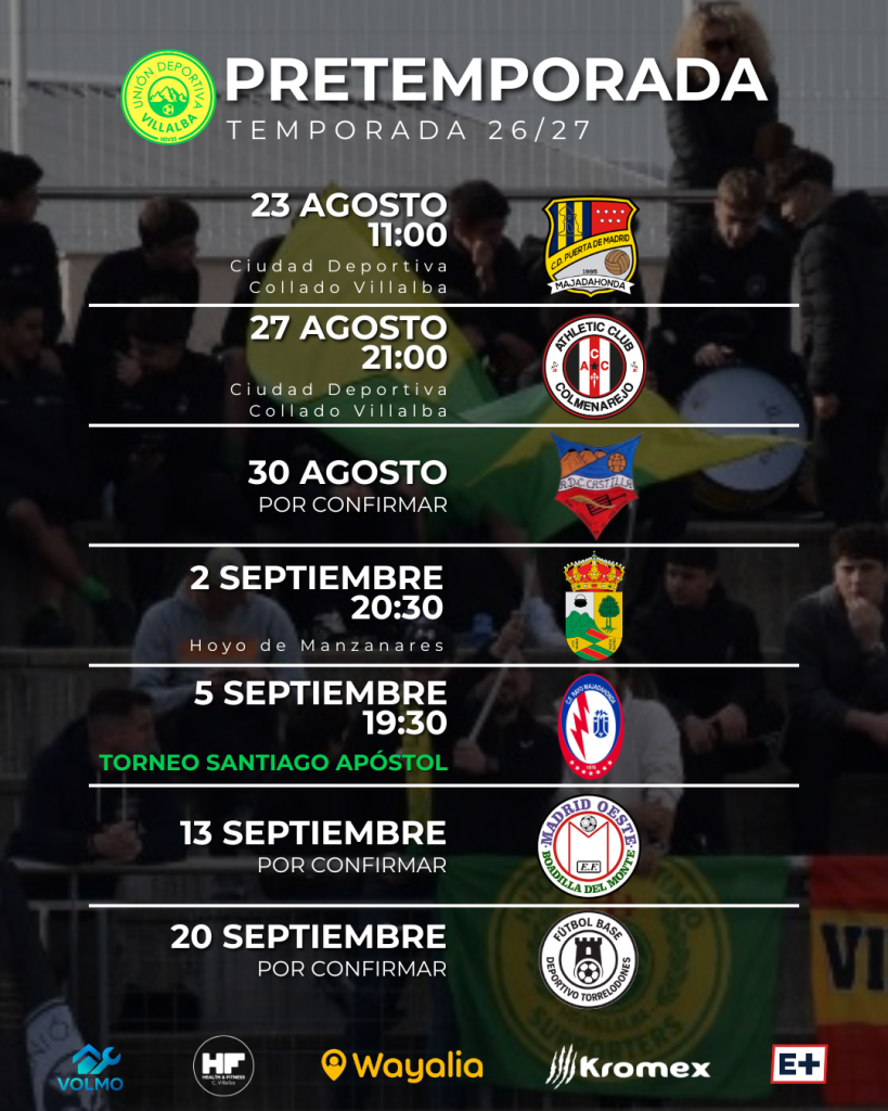 Arranca la pretemporada para el Senior PRETEMPORADA 1 819x1024