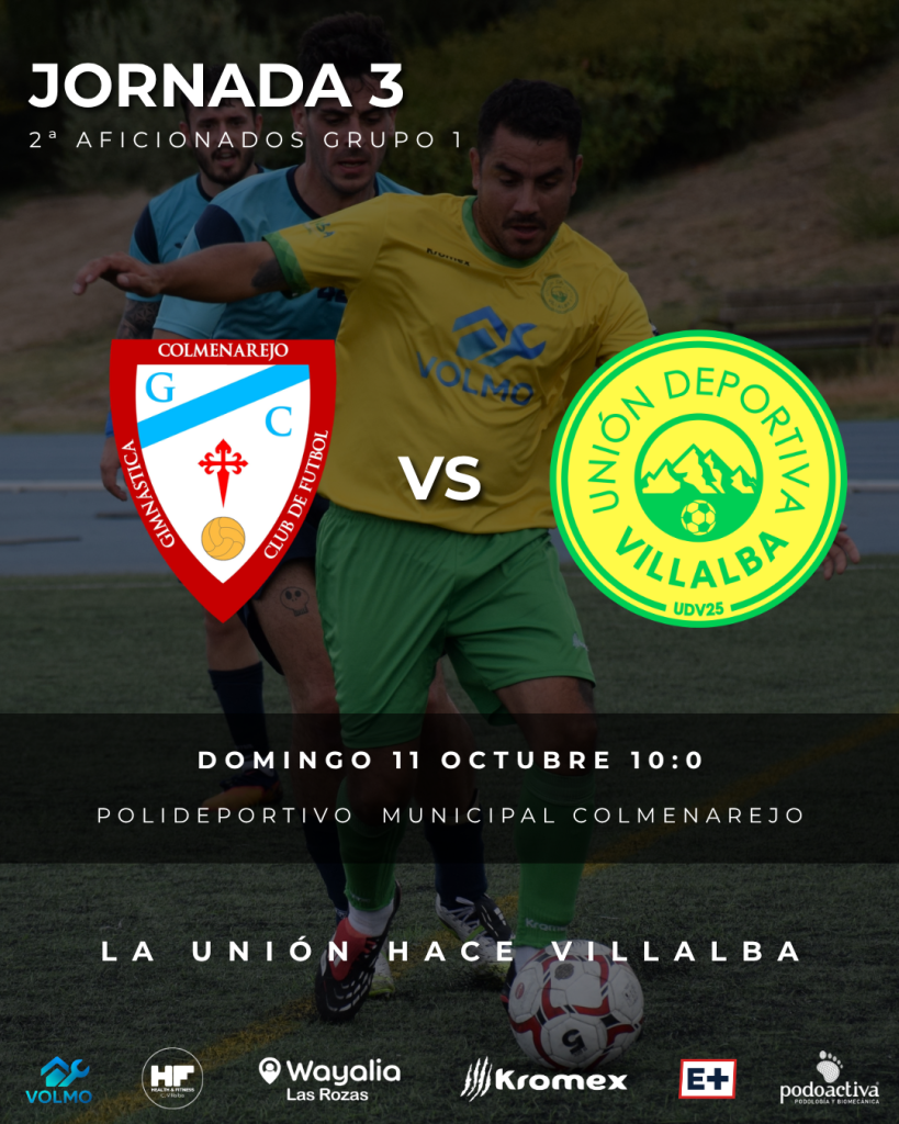 Previa | Senior VS. Gimnástica Colmenarejo HORARIO SENIOR 2 819x1024